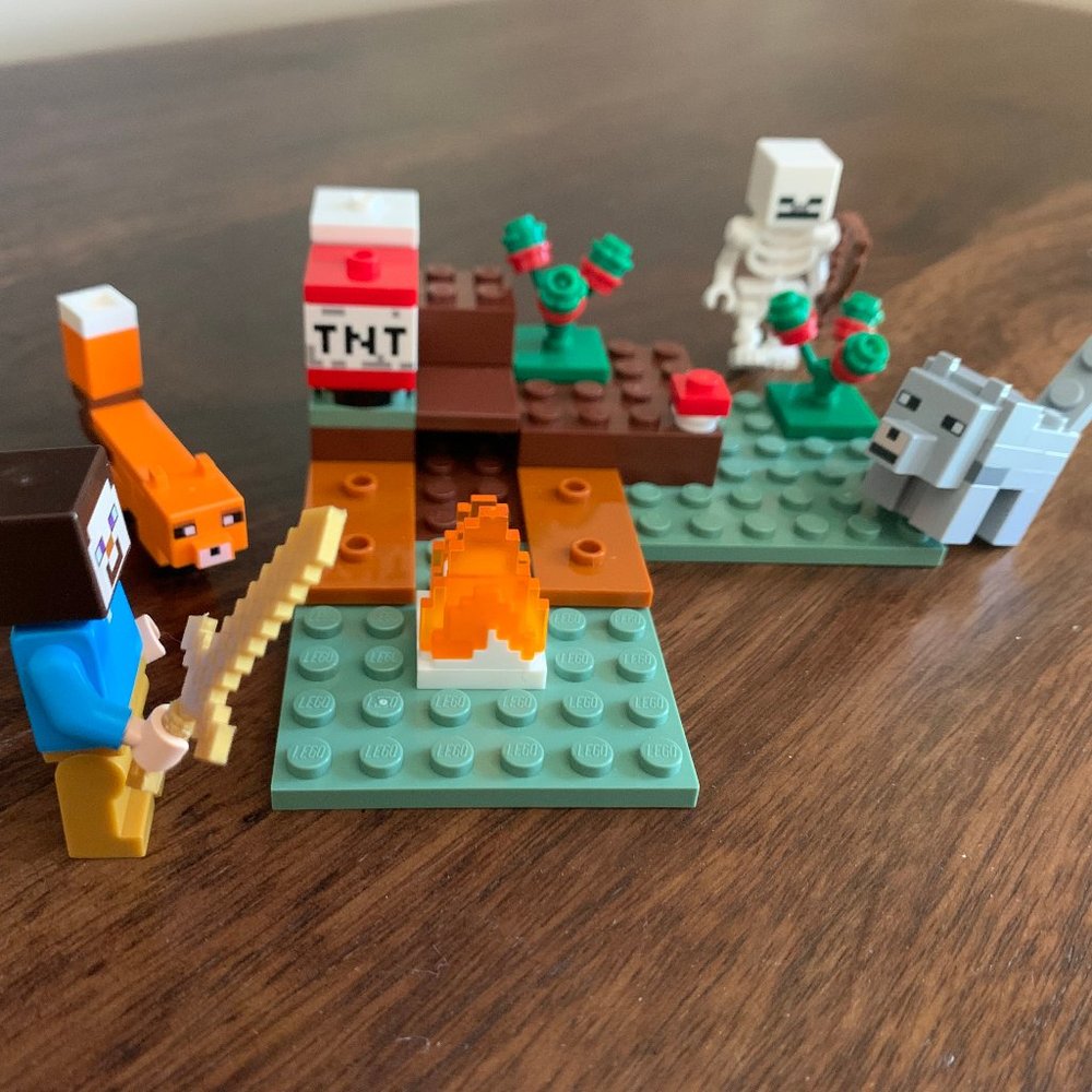 Lego Minecraft The Taiga Adventure 21162 Brick Building Toy